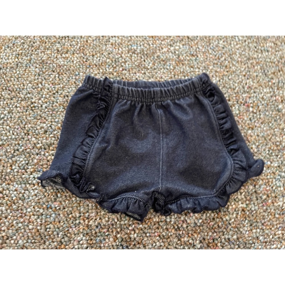 Garanimals Girls Blue Ruffle Shorts 6-9M